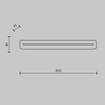 Фото 1 Настенный светильник (бра) Maytoni MOD366WL-L18BS3K