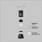 Фото 2 Встраиваемый светильник Technical DL124-10W-4K-TRS-B