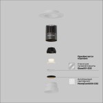 Фото 2 Встраиваемый светильник Technical DL124-10W-3K-TRS-W