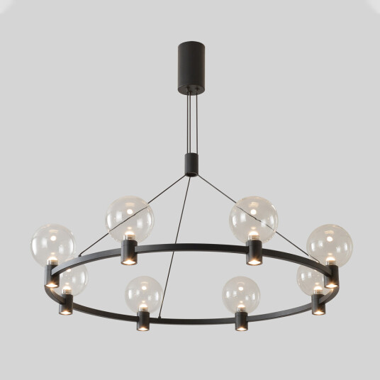 Фото Люстра Crystal Lux DUET SP56W LED BLACK