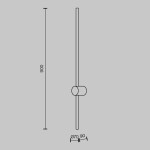 Фото 1 Настенный светильник (бра) Maytoni MOD237WL-L11B3K