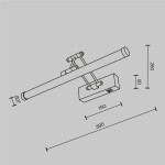 Фото 1 Подсветка Maytoni MIR268WL-L3B3K