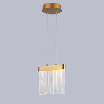 Фото 2 Подвесной светильник P98057-1 antique brass