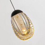 Фото 2 Подвесной светильник MD25090022-1A matt black/champagne