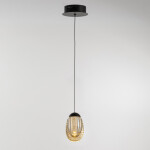 Фото 3 Подвесной светильник MD25090022-1A matt black/champagne