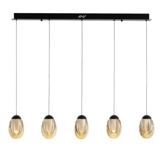 Фото Подвесной светильник MD25090022-5B matt black/champagne