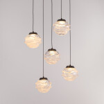 Фото 1 Подвесной светильник MD25030003-5A matt black/clear