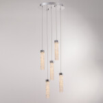 Фото 3 Подвесной светильник MD24030028-5A chrome/clear