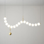 Фото 2 Люстра 10222P/15 gold