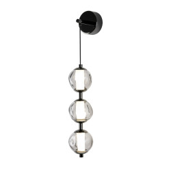 Фото Настенный светильник OB2437 pearl black/smoke