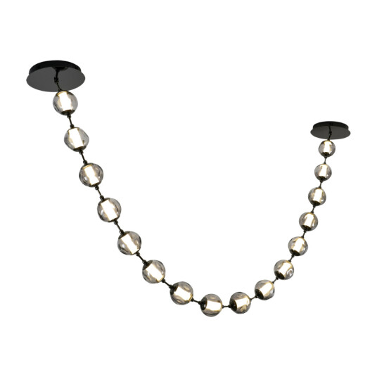 Фото Подвесной светильник OD2437A-16 pearl black/smoke