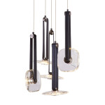 Фото 1 Подвесной светильник OD2553-5 black/clear