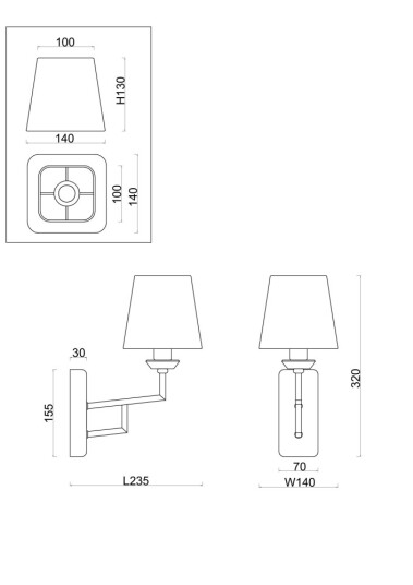 Фото Настенный светильник (бра) Freya FR5266WL-01CH