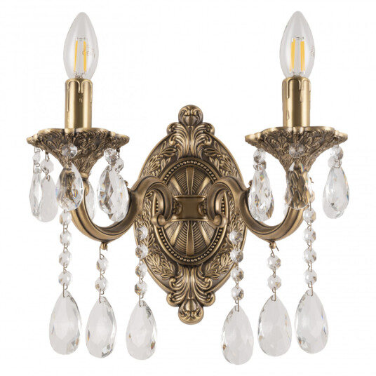 Фото Бра с хрустальными подвесками AL7801B10/2/175 A FP Bohemia Ivele Crystal