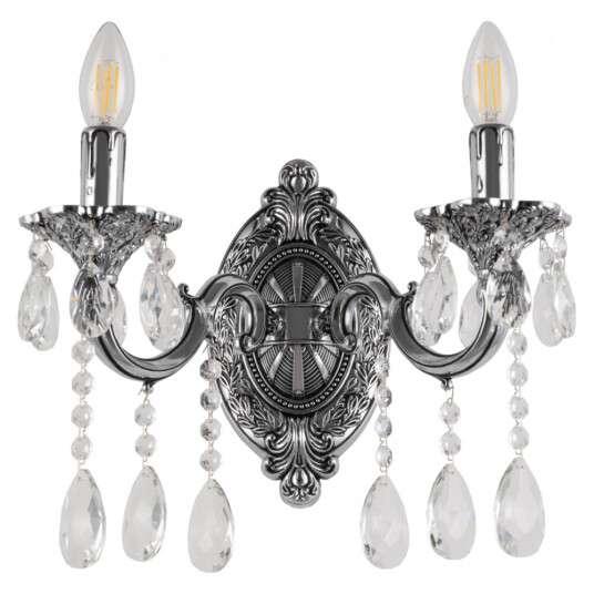Фото Бра с хрустальными подвесками AL7801B10/2/175 A NB Bohemia Ivele Crystal
