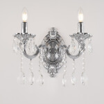 Фото 4 Бра с хрустальными подвесками AL7801B10/2/175 A Ni Bohemia Ivele Crystal