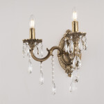 Фото 1 Бра с хрустальными подвесками AL7801B10/2/175 B FP Bohemia Ivele Crystal