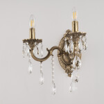 Фото 4 Бра с хрустальными подвесками AL7801B10/2/175 B FP Bohemia Ivele Crystal