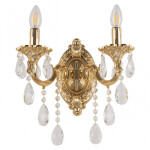 Фото Бра с хрустальными подвесками AL7801B10/2/175 B G Bohemia Ivele Crystal