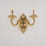 Фото 3 Бра с хрустальными подвесками AL7801B10/2/175 B G Bohemia Ivele Crystal