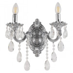 Фото Бра с хрустальными подвесками AL7801B10/2/175 B Ni Bohemia Ivele Crystal