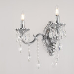 Фото 1 Бра с хрустальными подвесками AL7801B10/2/175 B Ni Bohemia Ivele Crystal