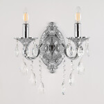 Фото 1 Бра с хрустальными подвесками AL7801B10/2/175 B NW Bohemia Ivele Crystal