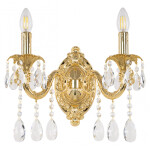 Фото Бра с хрустальными подвесками AL7901B10/2/175 A G Bohemia Ivele Crystal