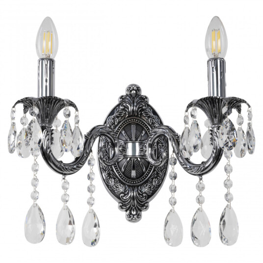 Фото Бра с хрустальными подвесками AL7901B10/2/175 A NB Bohemia Ivele Crystal