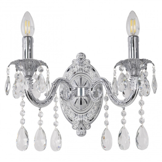 Фото Бра с хрустальными подвесками AL7901B10/2/175 A NW Bohemia Ivele Crystal