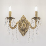 Фото 1 Бра с хрустальными подвесками AL7901B10/2/175 B FP Bohemia Ivele Crystal