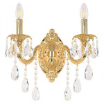 Фото Бра с хрустальными подвесками AL7901B10/2/175 B G Bohemia Ivele Crystal