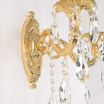 Фото 3 Бра с хрустальными подвесками AL7901B10/2/175 B G Bohemia Ivele Crystal