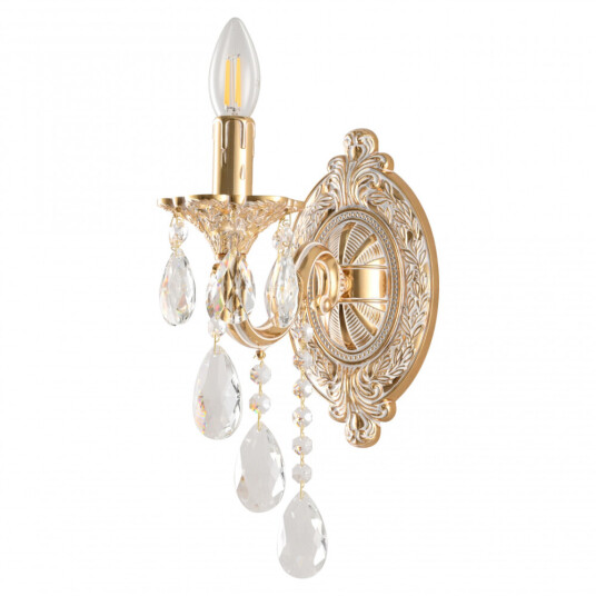 Фото Бра с хрустальными подвесками AL7801B10/1/175 B GW Bohemia Ivele Crystal