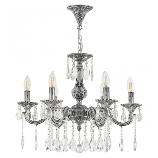 Фото Люстра с хрустальными подвесками AL78101/6/175 A NB Bohemia Ivele Crystal