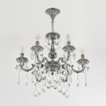 Фото 3 Люстра с хрустальными подвесками AL78101/6/175 A NB Bohemia Ivele Crystal