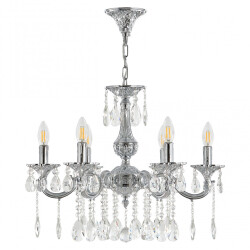 Фото Люстра с хрустальными подвесками AL78101/6/175 A Ni Bohemia Ivele Crystal