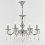 Фото 1 Люстра с хрустальными подвесками AL78101/6/175 A NW Bohemia Ivele Crystal
