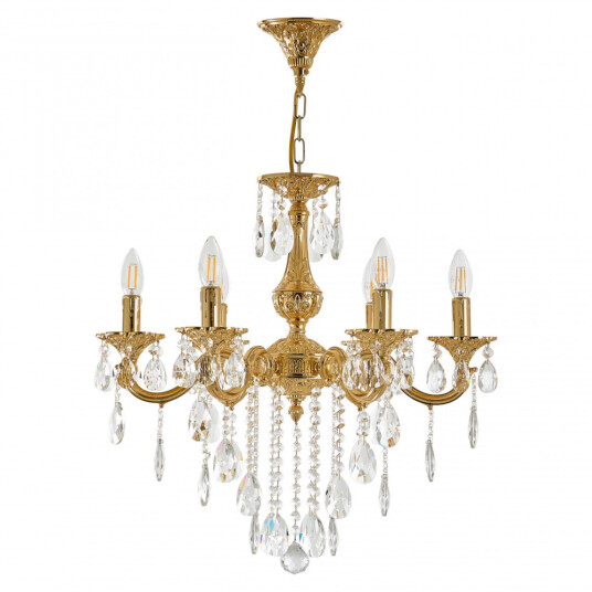 Фото Люстра с хрустальными подвесками AL78101/6/175 B G Bohemia Ivele Crystal