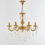 Фото 2 Люстра с хрустальными подвесками AL78101/6/175 B G Bohemia Ivele Crystal