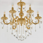 Фото 3 Люстра с хрустальными подвесками AL78101/6/175 B G Bohemia Ivele Crystal