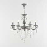 Фото 2 Люстра с хрустальными подвесками AL78101/6/175 B NB Bohemia Ivele Crystal