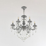 Фото 3 Люстра с хрустальными подвесками AL78101/6/175 B NB Bohemia Ivele Crystal