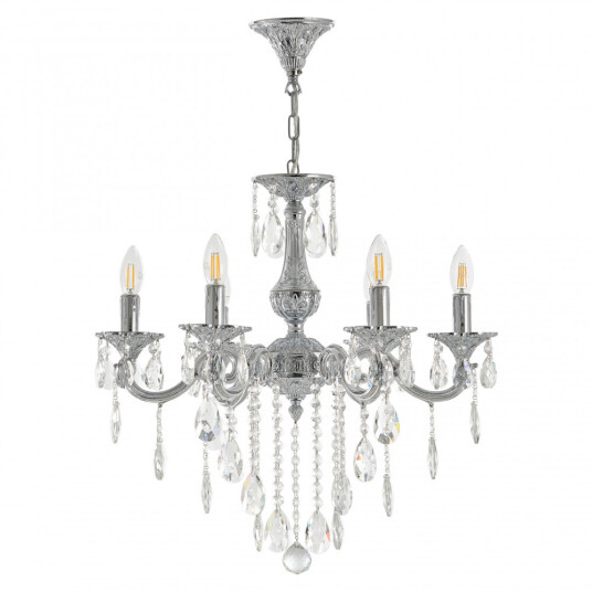 Фото Люстра с хрустальными подвесками AL78101/6/175 B NW Bohemia Ivele Crystal
