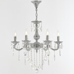Фото 2 Люстра с хрустальными подвесками AL78101/6/175 B NW Bohemia Ivele Crystal