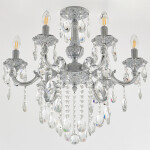 Фото 3 Люстра с хрустальными подвесками AL78101/6/175 B NW Bohemia Ivele Crystal