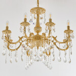 Фото 2 Люстра с хрустальными подвесками AL78101/8/250 A G Bohemia Ivele Crystal