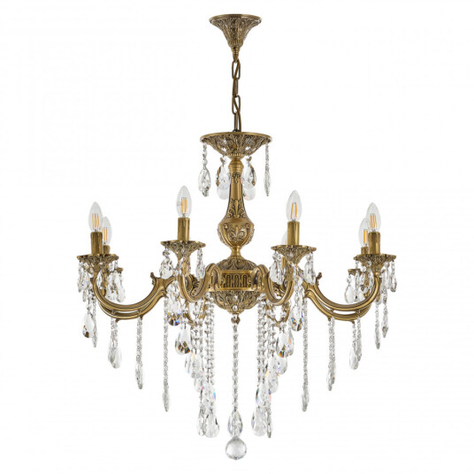 Фото Люстра с хрустальными подвесками AL78101/8/250 B FP Bohemia Ivele Crystal