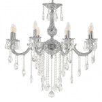 Фото 1 Люстра с хрустальными подвесками AL78101/8/250 B NW Bohemia Ivele Crystal