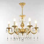 Фото 1 Люстра с хрустальными подвесками AL79101/6/175 A G Bohemia Ivele Crystal